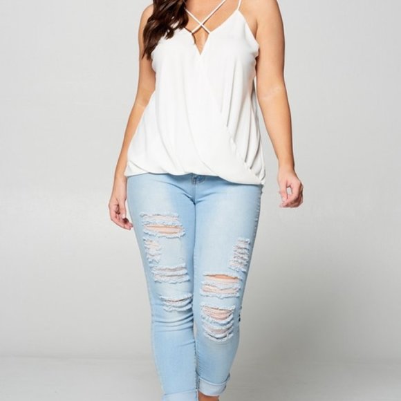 Plus Size Caged Top - Picture 3 of 4